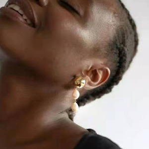 Boucles <span class=keywords><strong>d</strong></span>'oreilles à pampilles de style français 2023 nouvelles boucles <span class=keywords><strong>d</strong></span>'oreilles en acier inoxydable pour femmes - Product Image 2