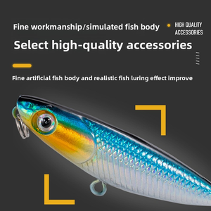 דיג הגעה חדש לטווח ארוך קיק להתמודד עם אובייקט צף עיפרון דגים פיתיון עם סגנון שחייה סוער - Product Image 5