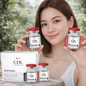 Kit de soins coréens 3,5 ml + 3,5 ml, sérum double aux peptides, gel anti-âge éclaircissant, booster PDRN - Product Image 5