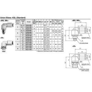 YBL <span class=keywords><strong>KSL</strong></span> gebogenes Drehgelenk Hochwertige pneumatische Teile für pneumatische Steck verbinder KSL04/KSL06 Modelle - Product Image 3