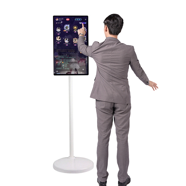 New Rotating Screen Mini TV 22 Inch White Wireless LCD Display Portable Android TV Touch Screen Smart TV