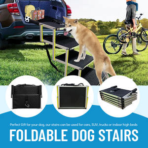 Hochwertige individuelle faltbare tragbare Aluminium-Hundeleiter Premium-Schritt-Ein-Hundeleiter - Product Image 2