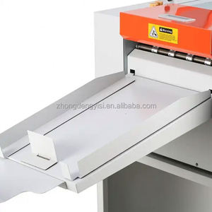 Machine à plier le papier entièrement automatique 650A électrique numérique multifonction à aspiration d'air et perforation, en promotion et à prix réduit - Product Image 6
