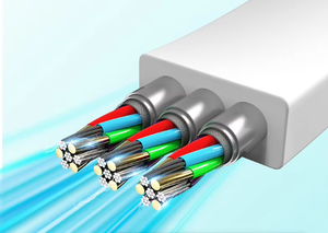 Cáp sạc dữ liệu ba trong một, kéo dài được, ba đầu nối - Product Image 4