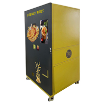 Distributeur Automatique de Frites de Poulet Chaud et Frites de Frites avec Four
