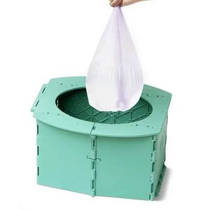 Asiento de Inodoro Plegable Portátil de Plástico para Bebés, Niños y Niñas, para Entrenamiento de Orinal, Viajes y Uso en Exteriores - Product Image 2