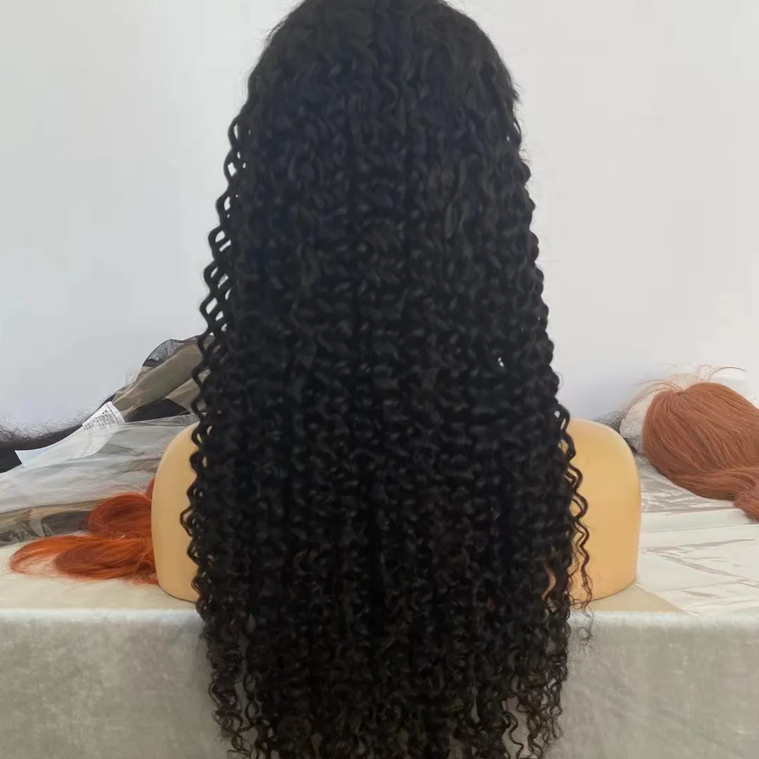 Unprocessed Mongolian Kinky Curly Hair, Raw Burmese Kinky Curly Virgin Hair,Kinky Curly Human Hair Lace Wig in Zambia