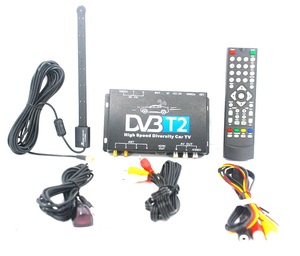DVB-T2 Xe Hơi HDTV Bộ Chuyển Đổi <span class=keywords><strong>Tv</strong></span> Kỹ Thuật Số Bộ Điều Chỉnh <span class=keywords><strong>Tv</strong></span> Xe Hơi Bộ Giải Mã <span class=keywords><strong>TV</strong></span> Kỹ Thuật Số Hộp DTV Xe Hơi Với Hai Ăng Ten Điều Chỉnh - Product Image 1