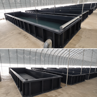 Système de bassin carré personnalisable pour l'élevage de crevettes, de tortues et de koïs – Équipement d'aquaculture et de pisciculture