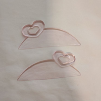 Prothèses de rehaussement de cils en silicone rose gelée ultra-fines, sans colle, réutilisables, pour la première étape du lifting et permanente des cils, style asiatique et coréen