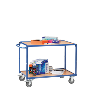 Carrello da tavolo con 2 superfici di carico e manico orizzontale - Product Image 1