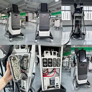 Newangie Newst High Frequency Ems Neo Machine 4 Handle EMS Muscle Building Slimming Body Contouring EMS Sculpting Machine
