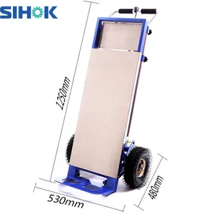 Beban Berat Portabel Cina 250Kg Kargo Anak Tangga Pendaki Tangan Elektrik Motor Troli Listrik Tugas Berat <span class=keywords><strong>Dolly</strong></span> Transport - Product Image 3