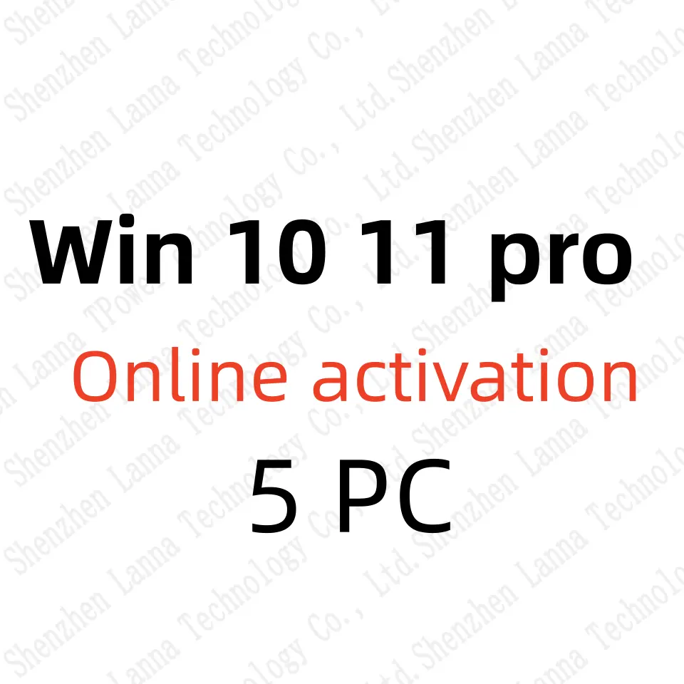 Win 11 pro 5 PC 100% הפעלה מקוונת Win 10 pro רישיון מפתח דיגיטלי Win 11 pro 5 משתמשים שלח על ידי עלי צ'אט
