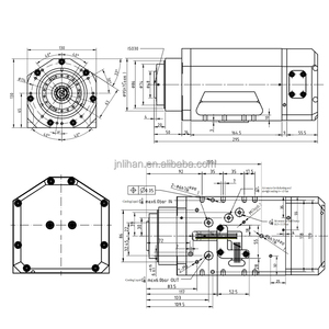 Motor de Husillo HQD de Alta Calidad 9kw GDL65-1SO30-18Z/9KW 18000 RPM Refrigerado por Agua ATC Venta Directa de Fábrica HQD GDL65-1SO - Product Image 4