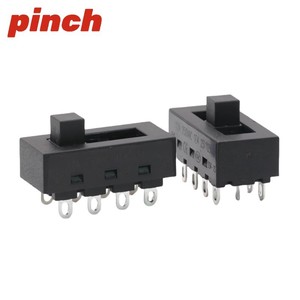 Interruptor de Palanca SS-23L11 12A 250VAC de 8 Pines y 3 Posiciones, a Prueba de Polvo IP50 para Uso Electrónico - Product Image 3