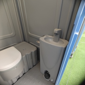 Toilettes mobiles en HDPE Toilettes portables bon marché Toilettes à technologie verte Toilettes mobiles en plastique sans station de lavage des mains - Product Image 6