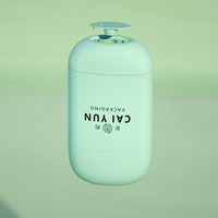 Recharge d'emballage de bâton de déodorant ovale en plastique de 75ml Contenants de tube de baume en carton de papier écologique pour anti-transpirant