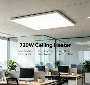 Panneau chauffant infrarouge en aluminium encadré de 350 W, solution de chauffage intérieur résistante à l'humidité pour les studios et appartements compacts - Product Image 2