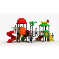 Équipement de terrain de jeux extérieur commercial pour enfants, installations de loisirs, parc d'attractions sur le thème des animaux pour enfants