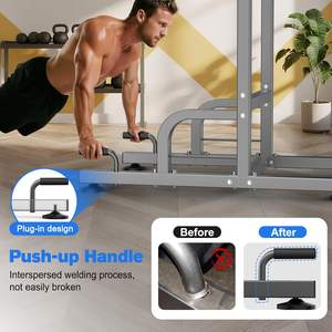Station de <span class=keywords><strong>musculation</strong></span> multifonction Iron Power Tower pour tractions et dips, équipement de fitness pour la maison - Product Image 3
