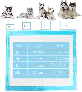 Size M-XL Light Weight Disposable Pet <b>Pee</b> <b>Pad</b> Urine Training Diapers Cotton Leak Proof Puppy Training Hot Selling for Dogs - Product Image 6