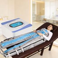 Appareil de pressothérapie à 16 chambres pour massage lymphatique, système de compression d'air 0-90Kpa, analyseur de peau