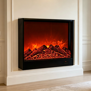 <span class=keywords><strong>Chimenea</strong></span> Eléctrica de Alta Gama con Llama Realista, Protección Contra Sobrecalentamiento, para Uso Comercial en Interiores, Decoración de Dormitorios - Product Image 1