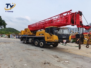Grúa Móvil Hidráulica STC500C5-8 de 50 Toneladas y 62.5m de Pluma, Equipo de Construcción para Levantamiento Pesado, Grúa sobre Camión con Motor de 340kW y 1774kN.m - Product Image 4