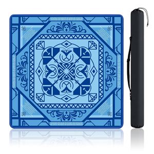 แผ่นรองเล่นไพ่นกกระจอกขายดี ลดเสียงรบกวน กันลื่น ทนทาน กันคราบสกปรก ขอบเย็บอย่างดี ขนาดใหญ่ รุ่นด้วงด่าน - Product Image 1