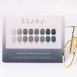 KLANA – ensemble de vernis à ongles en Gel, 8 couleurs, gris bleu, semi-permanent, à retirer par trempage, Kit de vernis à ongles en Gel UV LED pour Salon de manucure à domicile - Product Image 6