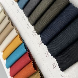 Heetverkopende hoogwaardige twill kaki 100% satijnkatoen 21*10 denim 300gsm overall casual broekstof groothandel - Product Image 5