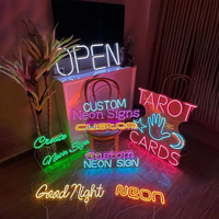 Enseigne néon personnalisée, lumière néon pour bar, enseigne néon personnalisée Joyeux Anniversaire, signalétique lumineuse LED, décoration de club en extérieur, lettres LED