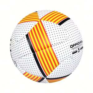 Ballon de football professionnel durable à 6 panneaux, taille 5, avec logo personnalisé pour l'entraînement et les matchs, pour adultes - Product Image 3