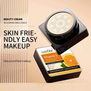 SADOER Cosmétiques Personnalisés <span class=keywords><strong>Crème</strong></span> de Beauté BB <span class=keywords><strong>CC</strong></span> Air Cushion Vitamine C Hydratante Éclaircissante Maquillage Fond de Teint Liquide Waterproof - Product Image 2