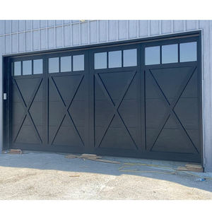 맞춤형 빌라 알루미늄 자동 섹션 전동 차고 문 유리 차고 문 - Product Image 2