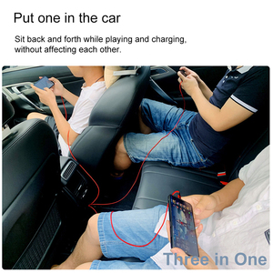 Điện Thoại Di Động Cáp Micro <span class=keywords><strong>USB</strong></span> 3 Trong 1 Sạc Cáp Bện Phổ Loại C 3 Trong 1 Sạc Cáp Dữ Liệu Cho Điện Thoại - Product Image 6