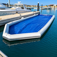 Aires d'amarrage pour yachts et bateaux à moteur, marinas gonflables, pontons flottants, quais pour kayaks, mesures anti-salissures et anti-corrosion pour yachts