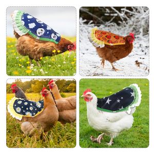 เสื้อโค้ทสำหรับสัตว์เลี้ยงไก่อานทรงไก่ยืดหยุ่นมีปีกด้านหลัง - Product Image 5