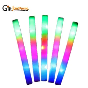 Bâton lumineux en mousse multicolore avec logo personnalisé de 18 pouces