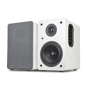 ลำโพง Hifi 2ch สีฟ้า Hi-Fi,ลำโพงแบบคลาสสิกมีเสียงสเตอริโอ<span class=keywords><strong>2</strong></span>.0ไร้สาย USB SD <span class=keywords><strong>MMC</strong></span> ซูเปอร์เบสสำหรับตั้งโต๊ะทำจากไม้ - Product Image 2