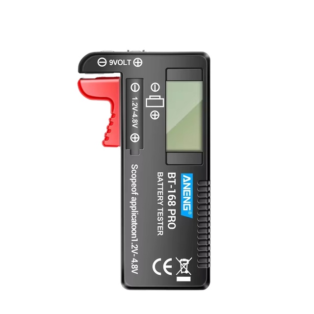ANENG BT-168 PRO Load Analyzer Display Check AAA AA Button Battery Universal for Digital Lithium Battery Capacity Tester ABS