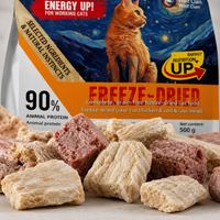 Nourriture pour chats Anruikun, formule à base de céréales soufflées, poulet et morue, riche en protéines, pour chats adultes et chatons, livraison immédiate