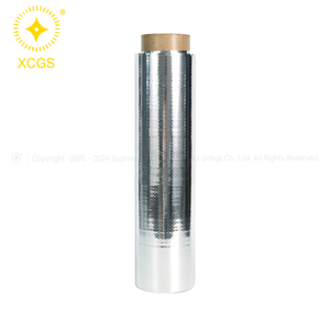 Rouleau de tissu tissé métallique réfléchissant étanchéité industrielle isolation par rayonnement thermique matériaux thermiques matériaux d'isolation - Product Image 4