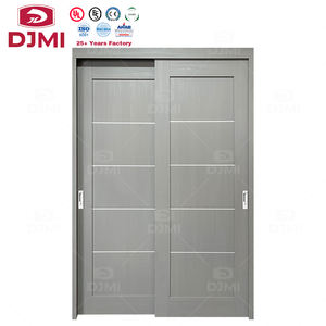 Style Shaker Puertas Corredizas Porte coulissante en bois écologique sans peinture intérieure pour maison intérieur salon insonorisé - Product Image 1