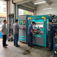 CR918-PRO Banco de Pruebas Electrónico para Sistemas de Combustible Diésel, Herramienta de Calibración de Inyectores Common Rail, Máquina de Pruebas con Servomotor