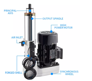 Tamanho pequeno Alta Precisão Pneumática Servo Motor Perfuração Tapping Spindle Power Head Unit perfuração automática e máquina de rosqueamento - Product Image 3