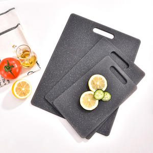 Ensemble de 3 planches à découper en plastique imitation marbre, rectangulaires, pour la cuisine - Product Image 5