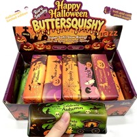 Best-seller transfrontalier Halloween – Bâton de lait réaliste en PU en forme de beurre, emballé individuellement, à rebond lent, anti-stress