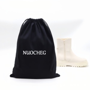 Logo Design Custom Jewelry <b>Personalised</b> Gift <b>Bag</b> Small Cotton <b>Drawstring</b> <b>Bag</b> Bridesmaid Jewelry Packaging - Product Image 4